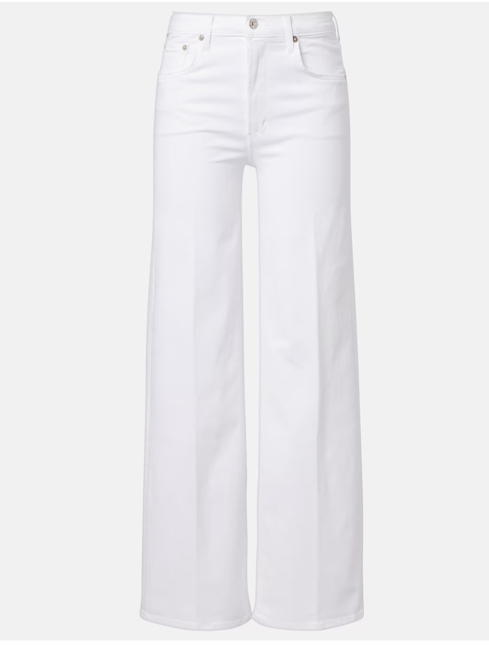 Citizens of Humanity Lyra Wide Leg Jeans White Sz 27